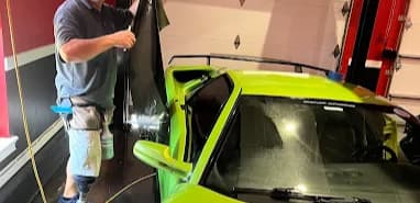 Automotive window tint installation by Tint Tastic