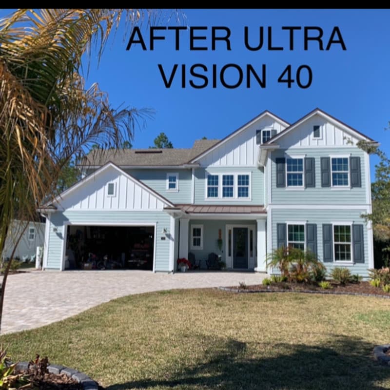 Residential window film installation by Tint Tastic