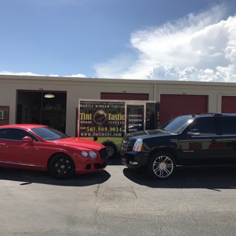 Automotive window tint installation by Tint Tastic