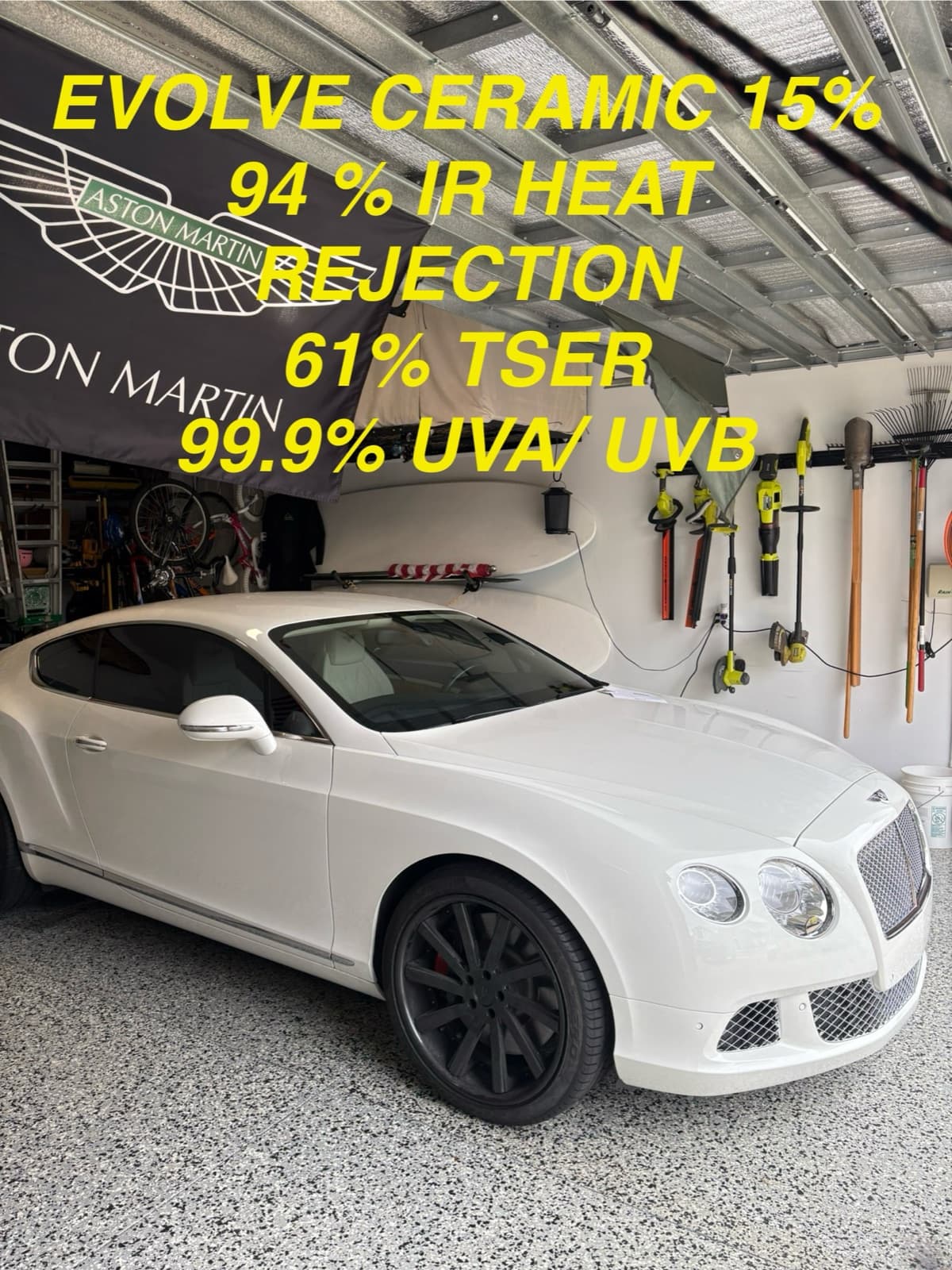 Automotive window tint installation by Tint Tastic